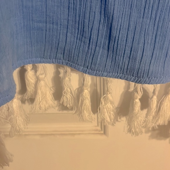 Mudpie tank with fringe detail. Worn one time. - Picture 5 of 5